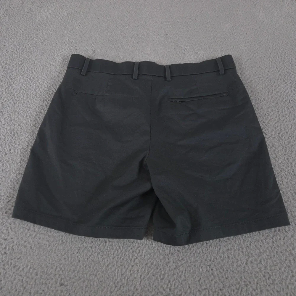 Banana Republic Shorts Mens 32 Grey Aiden Slim Fit Performance Chino Side Vent